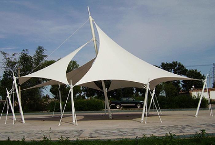 膜結構景觀棚 膜結構景觀棚